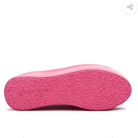 BARBIE x SUPERGA 2802 BARBIE RAINBOW WHITE FUCHSIA *new with movie box - Picture 6 of 9